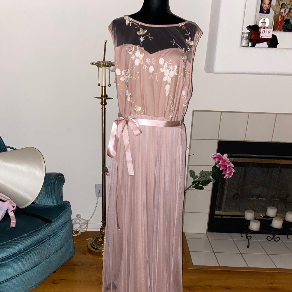 Rose pink/Mauve party dress